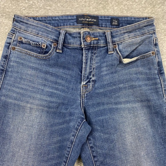 Lucky Brand Women's Size 6 28 Sweet Straight Leg Jeans Medium Wash Y2K Jeans - Picture 5 of 12